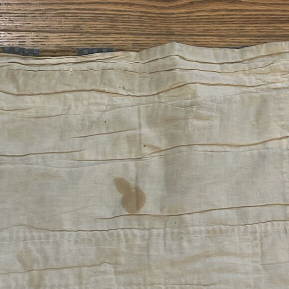 VINTAGE QUILT 84" X 92" PATCHWORK BLANKET ANGEL girl STAR cottage core 1990s - Picture 6 of 6